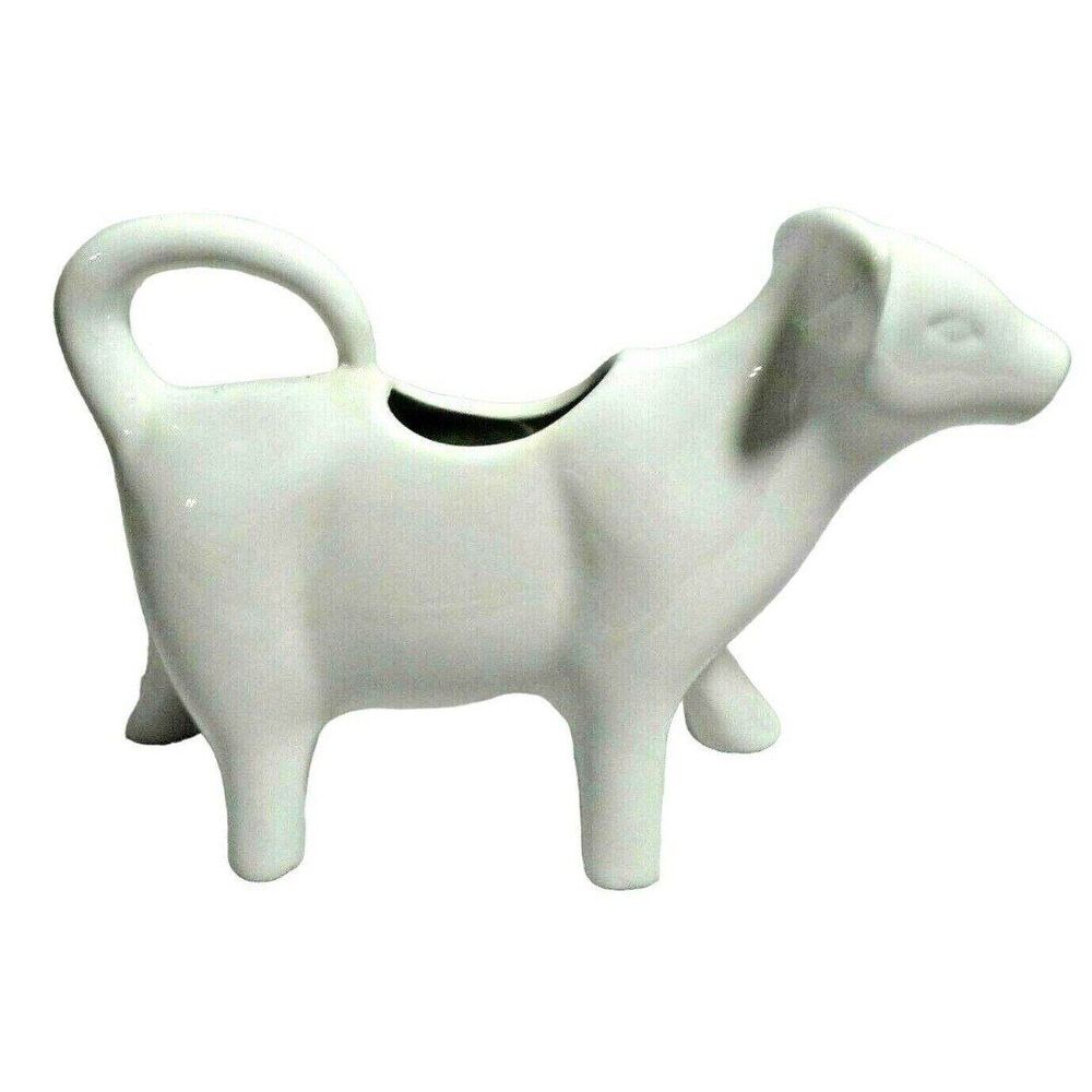 Better Homes and Gardens Cow Creamer Country Kitchen Server White Ceramic NEW